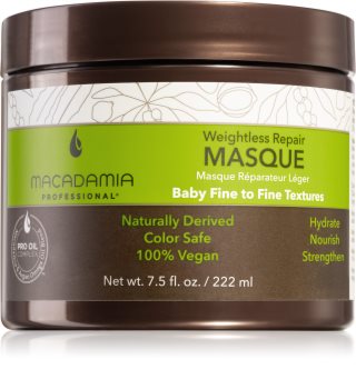 Macadamia Natural Oil Weightless Repair Palauttava Naamio Kaikille Hiustyypeille