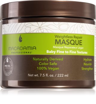 Macadamia Natural Oil Weightless Repair обновляющая маска для всех типов волос