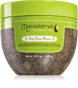 Macadamia Natural Oil Deep Repair Syväelvyttävä Naamio Kuiville Ja Vaurioituneille Hiuksille
