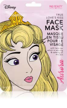 Mad Beauty Disney Princess Aurora zklidňující plátýnková maska s levandulí