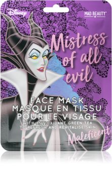 Mad Beauty Disney Villains Maleficent Revitalisierende Tuchmaske Mit Auszugen Aus Grunem Tee
