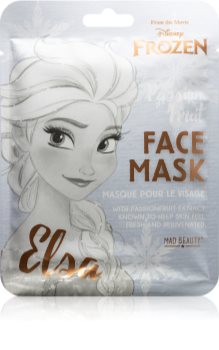 Mad Beauty Frozen Elsa платнена маска с омекотяващ и освежаващ ефект