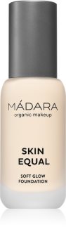 Mádara SKIN EQUAL FOUNDATION élénkítő make-up a természetes hatásért SPF 15