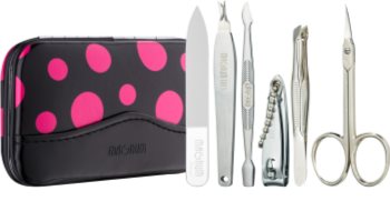 Magnum Feel The Style set para una manicura perfecta, negro con puntos rosa