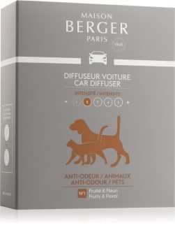 Maison Berger Paris Car Anti Odour Animal vôňa do auta náhradná náplň (Fruity & Floral)