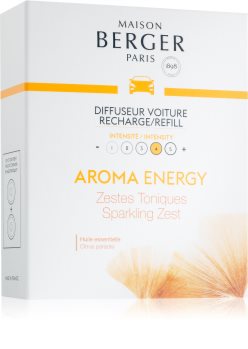 Maison Berger Paris Car Aroma Energy illat autóba utántöltő (Sparkling Zest)