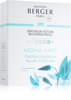 Maison Berger Paris Car Aroma Happy parfum pentru masina Refil (Aquatic Freshness)