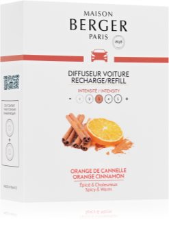 Maison Berger Paris Car Orange Cinnamon vôňa do auta náhradná náplň