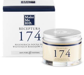 Make Me BIO Receptura 174 crema regeneradora de noche para todo tipo de pieles