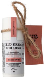 Make Me BIO Face Care crema para contorno de ojos con extracto de maracuyá y té verde SPF 25