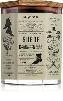 Makers of Wax Goods Suede lumânare parfumată cu fitil din lemn