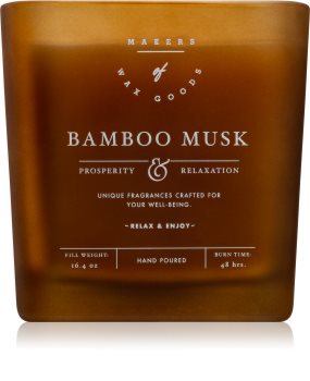 Makers of Wax Goods Bamboo Musk vonná sviečka