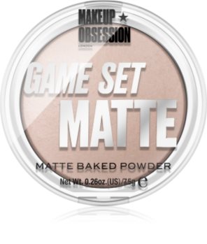 Makeup Obsession Game Set Matte zapečený matující pudr