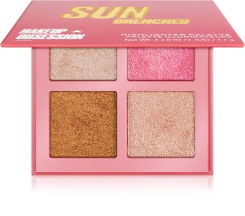 Makeup Obsession Glow Crush paletka rozjasňovačů