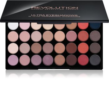 Makeup Revolution Flawless Matte 2 paleta očních stínů se zrcátkem