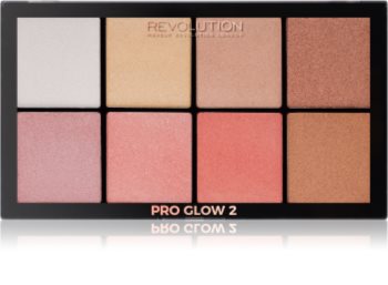 Makeup Revolution Pro Glow 2 paleta de iluminadores