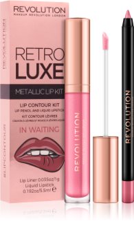 Makeup Revolution Retro Luxe set para labios