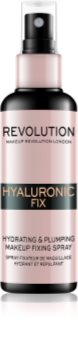 Makeup Revolution Hyaluronic Fix spray fixateur de maquillage pour un effet naturel