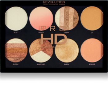 Makeup Revolution Pro HD Brighter Than My Future paleta de iluminadores