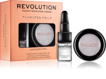 Makeup Revolution Flawless Foils fards à paupières métallisés avec base