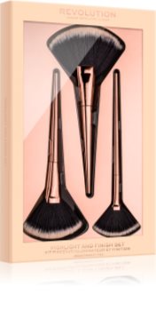 Makeup Revolution Highlight and Finish Set kit de pinceaux