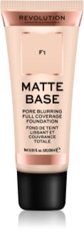Makeup Revolution Matte Base fond de teint couvrant