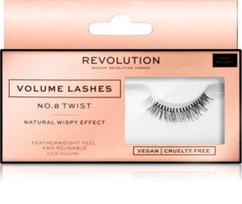 Makeup Revolution False Lashes Volume nalepovací řasy