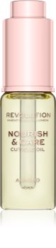 Makeup Revolution Nourish & Care intenzivní péče pro suché nehty a nehtovou kůžičku s mandlovým olejem