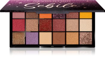 Makeup Revolution X Sebile Palette mit pudrigen Lidschatten