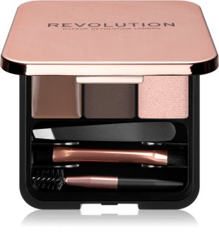 Makeup Revolution Brow Sculpt Kit szett a tökéletes szemöldökért