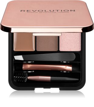 Makeup Revolution Brow Sculpt Kit Set für perfekte Augenbrauen