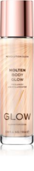 Makeup Revolution Glow Molten tekoči osvetljevalec za obraz in telo