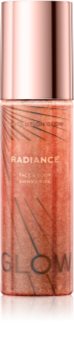 Makeup Revolution Glow Shimmer třpytivý suchý olej na obličej a tělo