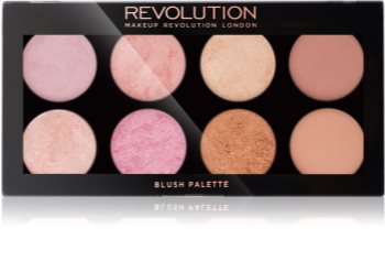 Makeup Revolution Golden Sugar 2 Rose Gold paleta de coloretes