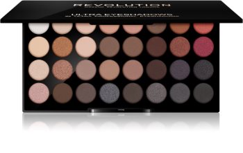 Makeup Revolution Flawless 2 paleta de sombras de ojos con un espejo pequeño