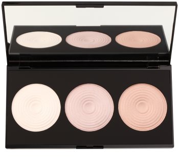 Makeup Revolution Beyond Radiance paleta rozjasňovačů se zrcátkem