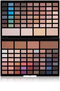 Makeup Revolution Pro HD Eyes & Contour палитра сенки за очи и контуриращи пудри с избелител