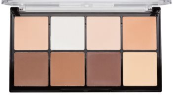 Makeup Revolution Ultra Pro HD Fair paleta do konturowania twarzy pudrowa