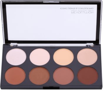 Makeup Revolution Iconic Lights and Countour Pro палитра контури за лице