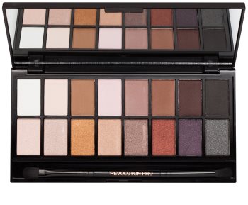 Makeup Revolution Iconic Pro 1 paleta očních stínů se zrcátkem a aplikátorem
