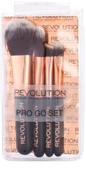 Makeup Revolution Pro Go Set mini conjunto de escovas kit de viagem