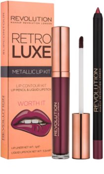 Makeup Revolution Retro Luxe sada na rty
