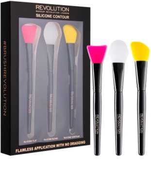 Makeup Revolution Silicone Contour sada silikonových štětců na konturování