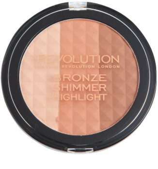 Makeup Revolution Ultra Bronze Shimmer Highlight бронзираща озаряваща пудра