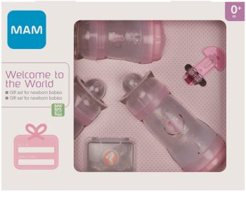MAM Welcome to the World Gift Set Lahjasetti Pink (vauvoille)