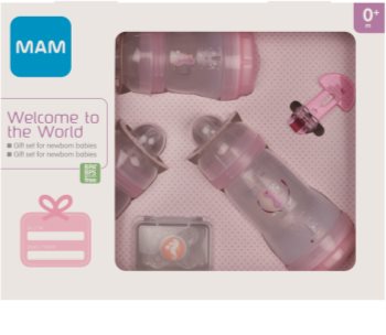 MAM Welcome to the World Gift Set подаръчен комплект Pink (за бебета)