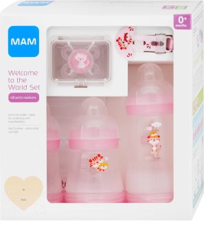 MAM Welcome to the World Gift Set Gift Set Pink (for babies)