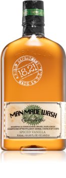 18.21 Man Made Spiced Vanilla 3 in1 Shampoo, Conditioner & Body Wash voor haar, baard en lichaam