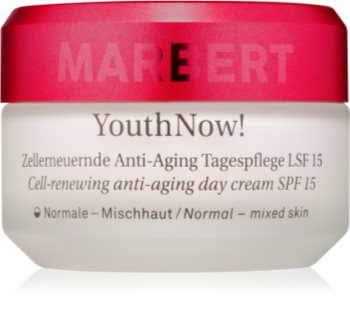 Marbert Anti-Aging Care YouthNow! creme suave de dia antirrugas para a renovação das células da pele SPF 15