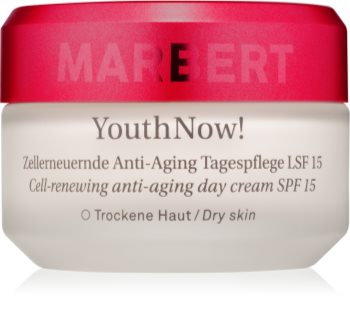 Marbert Anti-Aging Care YouthNow! creme de dia antirrugas para a renovação da pele SPF 15